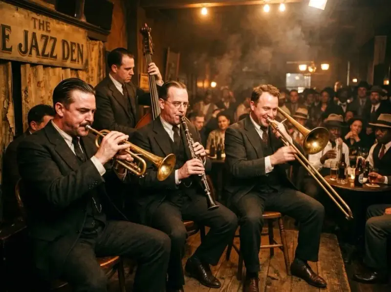 Jazz nowoorleański. Początki improwizacji zbiorowej.