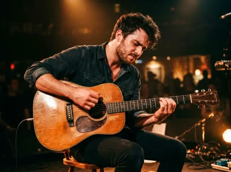 Jak Marcin Patrzałek zmienia technikę gry na gitarze?