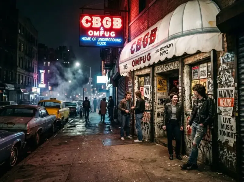 Punk rock w Nowym Jorku i historia klubu CBGB