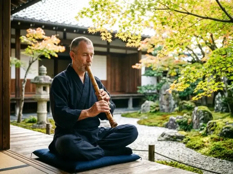 Flet shakuhachi i medytacja. Rola dźwięku w zen