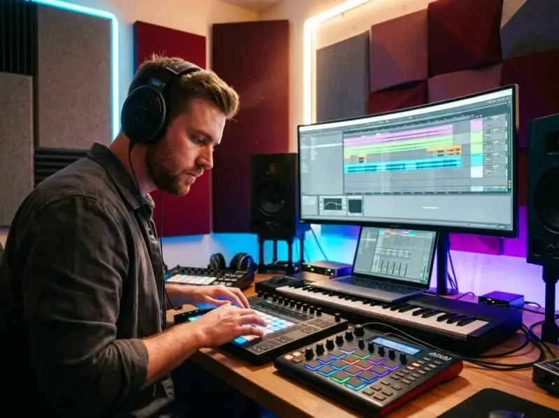 Kontrolery padowe w Ableton Live. Zasady konfiguracji.