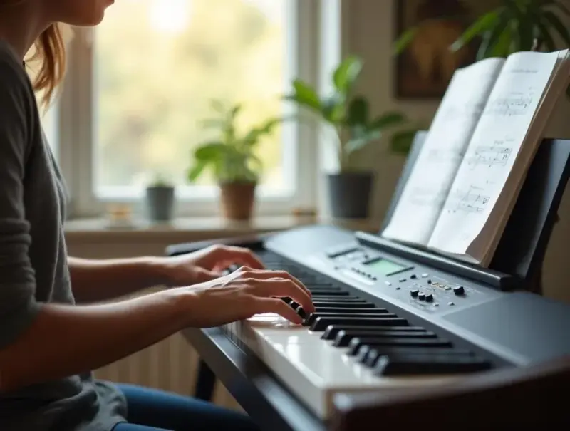 Keyboard czy pianino cyfrowe? Przewodnik dla początkujących, który pomoże Ci wybrać idealny instrument klawiszowy na start.