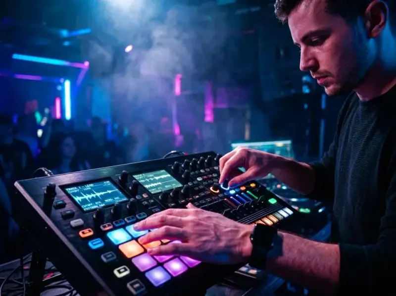 Groovebox: jak budować przejścia w setach live?