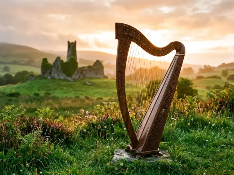 Harfa celtycka i jej historia. Ewolucja instrumentu