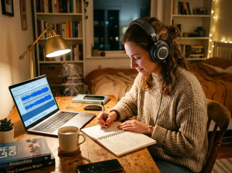 Muzyka lo-fi a koncentracja: jak dźwięk wspiera naukę