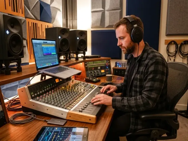 Miksery audio z interfejsem USB. Integracja z DAW.