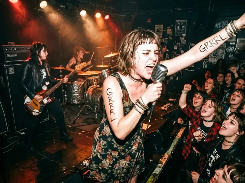 Punk rock i ruch Riot Grrrl - feminizm w muzyce
