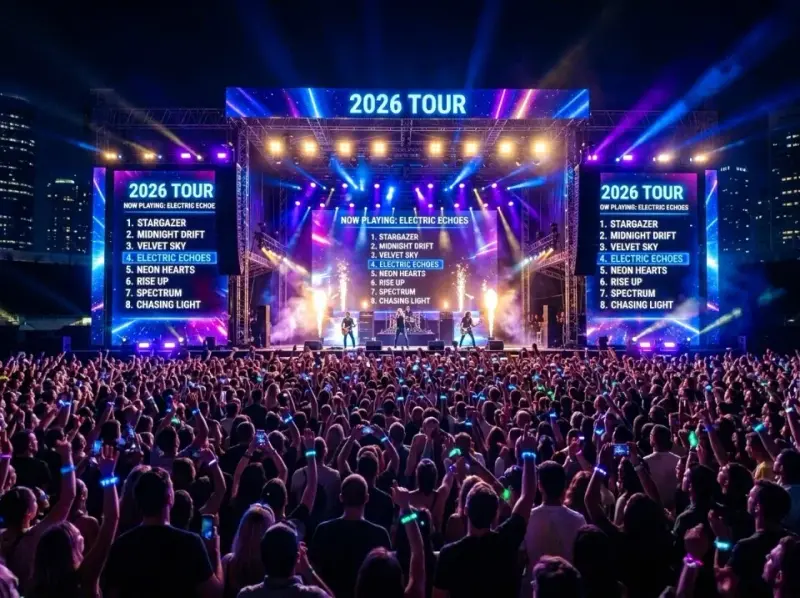 Setlisty koncertowe: Analiza zmian w programie trasy
